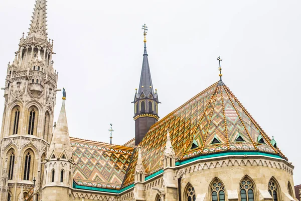 Budapeşte / Macaristan 19.Mart 2019 Fotoğraf Matthias Kilisesi - Budapeşte Katolik Kilisesi