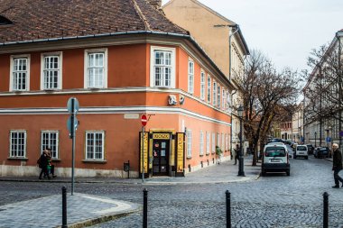 Budapeşte/Macaristan 19. Mart 2019 fotoğraf eski binalar/şehir manzaraları