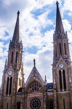 Budapeşte / Macaristan 19.Mart 2019 fotoğraf St Elisabeth Kilisesi 