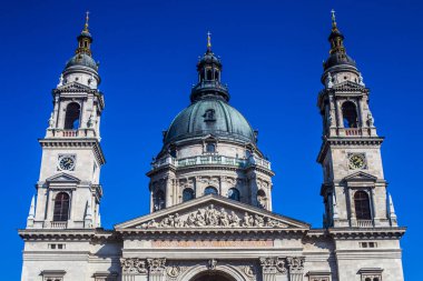 Budapeşte / Macaristan 19.Mart 2019 St. Istvan'ın fotoğraflı Bazilikası