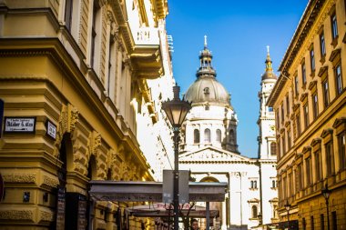 Budapeşte / Macaristan 19.Mart 2019 St. Istvan'ın fotoğraflı Bazilikası