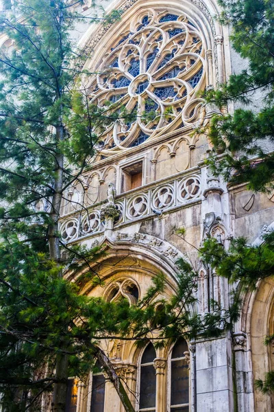 Budapest Ungheria Marzo 2019 Foto Castello Vajdahunyad — Foto Stock