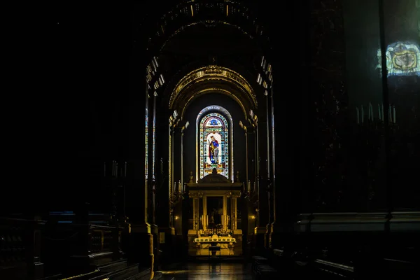 Будапешт Венгрия 2019 Фото Базилика Святого Иштвана Внутри — стоковое фото