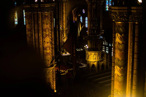 Budapest Hungria Março 2019 Matyash Church Húngaro Mtys Templom Igreja — Fotografia de Stock