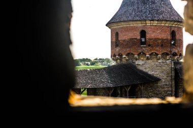Kamyanets-Podilsky / Ukrayna / 24 Haziran 2018 Kamyanets-Podilsky şehrinde bir kaledir