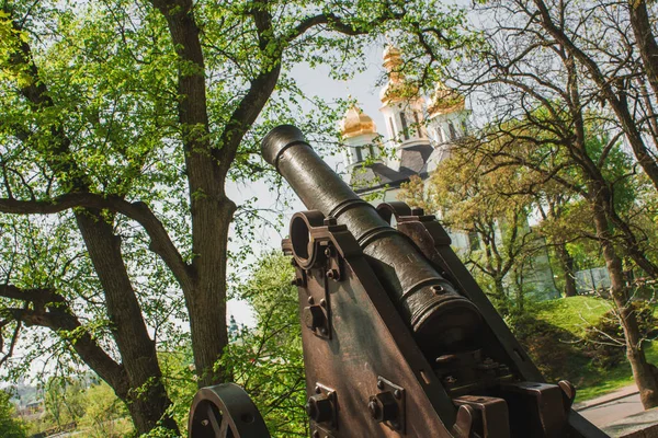 チェルニゴフ ウクライナ 6月19 2018古い銃を持つ公園 — ストック写真