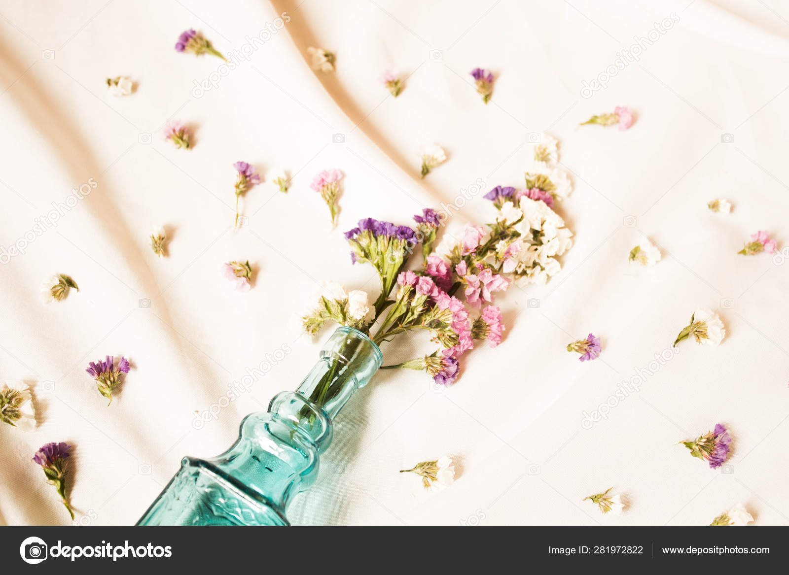 Series Photos Nomination Flowers Empty Vase Bouquet Stock Photo