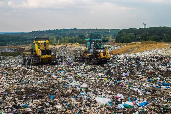 Kiev Ucrânia Setembro 2019 Foto Lixo Aterro Número — Fotografia de Stock