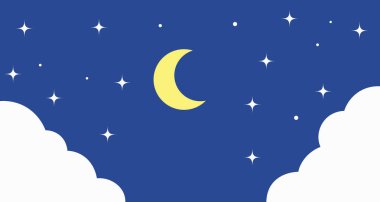 Arka plan gökyüzü görünümü çizgi filmi basit minimalist soyut