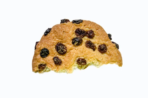Plätzchen Keks Kekse Auf Weißem Hintergrund Halbgebäck — Stockfoto