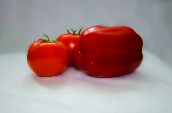 Paprika Und Tomaten Gemüse — Stockfoto
