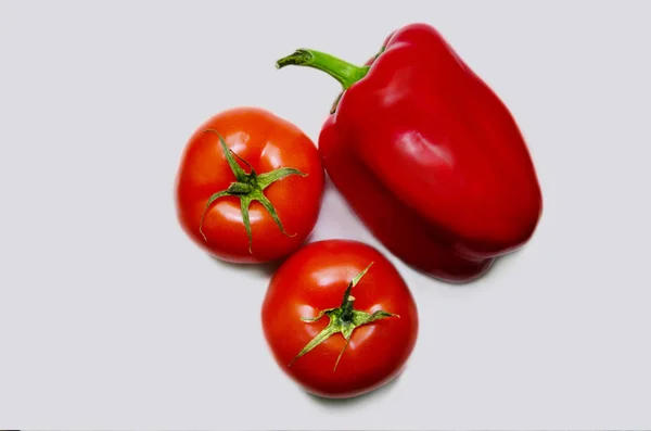 Paprika Und Tomaten Gemüse — Stockfoto