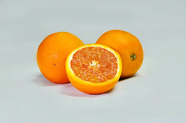 Fruta Sobre Fondo Aislado Naranja —  Fotos de Stock