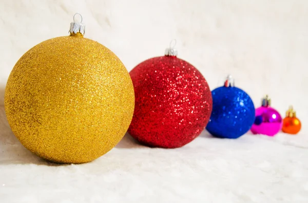 Juguetes Navidad Decoraciones Para Árbol Navidad Año Nuevo — Foto de Stock