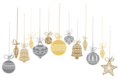 Noel süsleri, kroki çizim tasarım, tebrik kartı, Noel simgeler