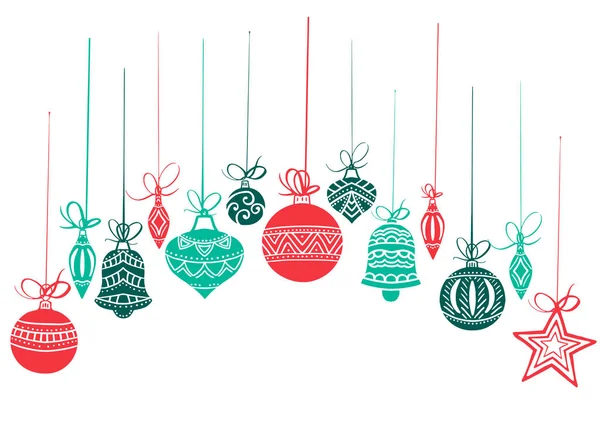 Noel süsleri, kroki çizim tasarım, tebrik kartı, Noel simgeler