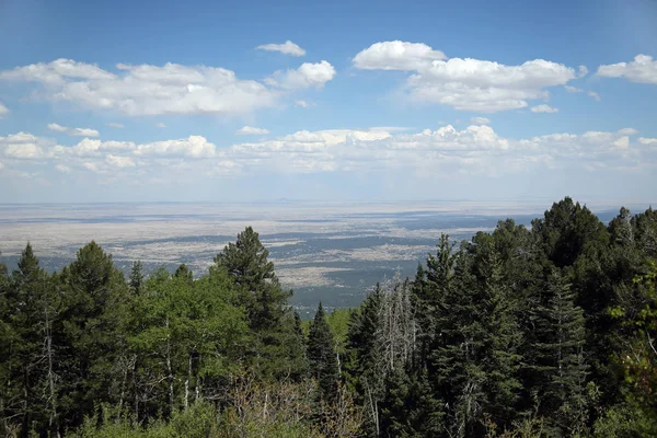 Vista Zona Sedillo Nuevo México Desde Cima Las Montañas Sandia — Foto de Stock