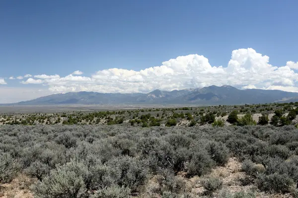 Santa New Mexico Krajina Nedaleko Velbloudí Skalní Pomníku — Stock fotografie