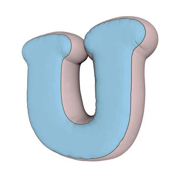 Pillow Letter Render — Stock Photo, Image