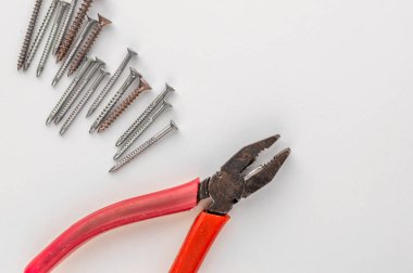Oluşturma araçları. Düz yatıyordu