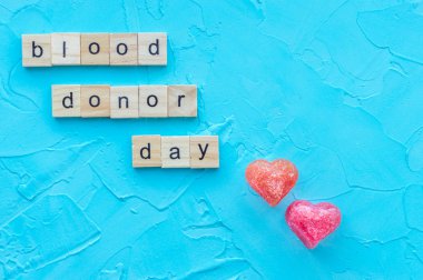 Dünya kan donör günü kavramı. 14 Haziran