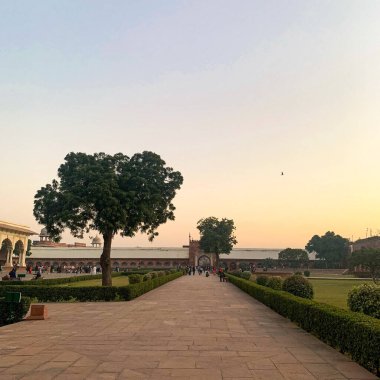 İçi, Kızıl Kale 'nin ya da Agra Kalesi' nin içi Hindistan 'da eşsiz mimarisi ve bahçesi olan bir saray. 