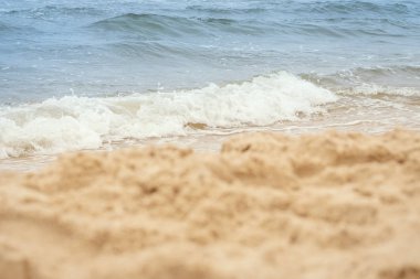 güzel kum ve deniz arka plan