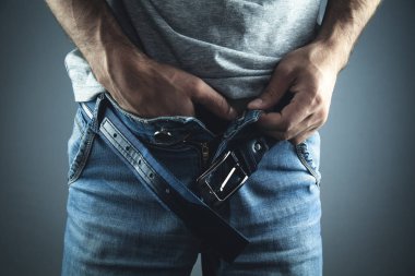 Erkek el külot. Kavram Mastürbasyon