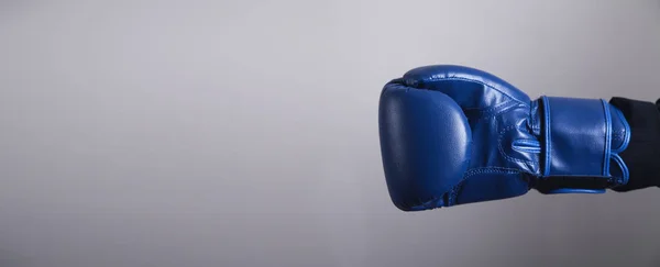 Mano en guantes de boxeo. Negocio, Poder, Deporte —  Fotos de Stock