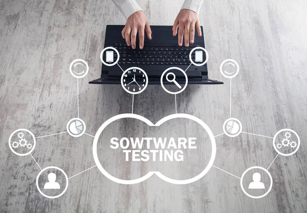 Software Testing. Internet, Business, Technology Concept