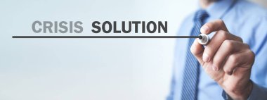 Ekranda yazma adam. Kriz-çözüm