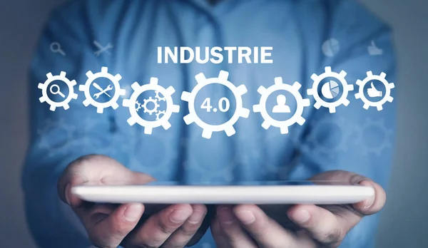 Les évolutions manufacturières. Concept Industrie 4.0 — Photo