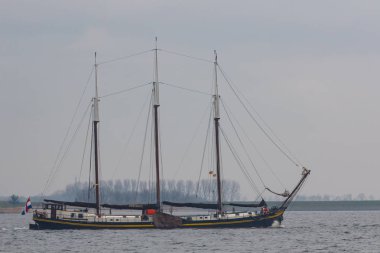 Kampen, Hollanda - 30 Mart 2018: Clipper ortam sa olan