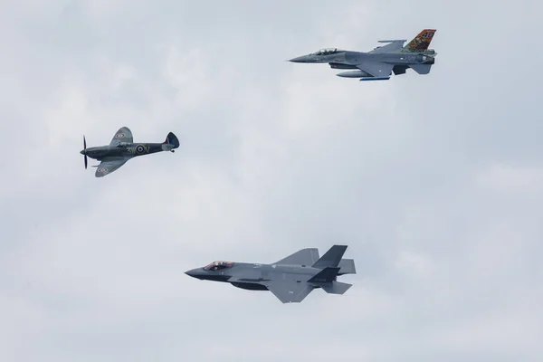 Volkel Nederland 13 juni 2019: Koninklijke Luchtmacht F-3 — Stockfoto