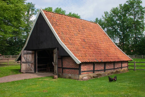 Oude Nederlandse Schuur Ootmarsum Overijssel Nederland — Stockfoto