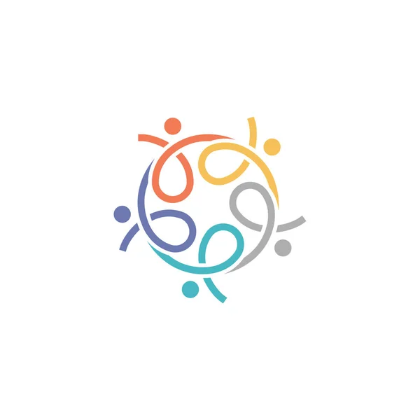 Soyut insan logo vektör