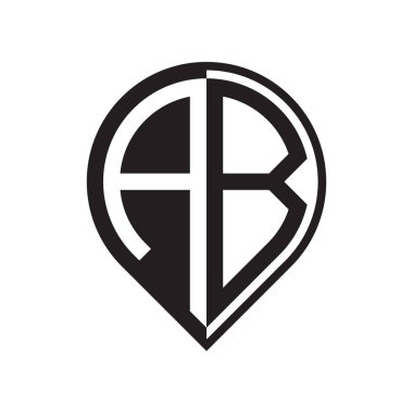 ilk harf PIN logosu siyah