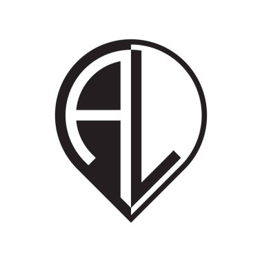 ilk harf PIN logosu siyah