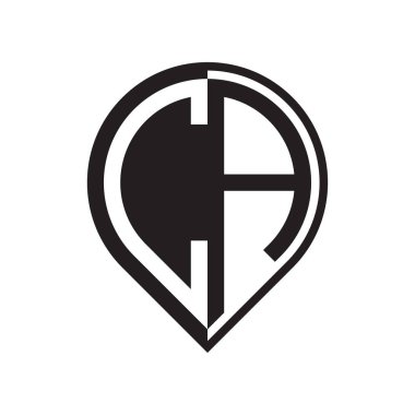 ilk harf PIN logosu siyah