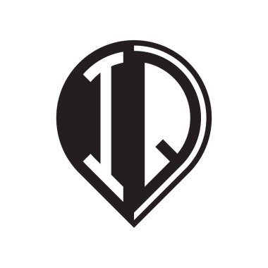 ilk harf PIN logosu siyah