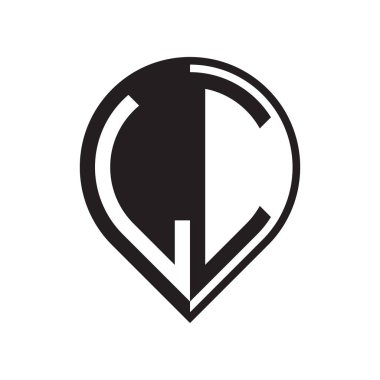 ilk harf PIN logosu siyah