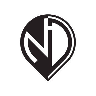 ilk harf PIN logosu siyah