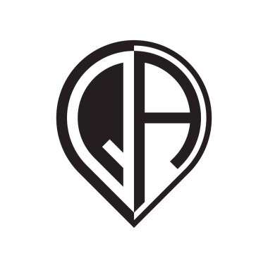 ilk harf PIN logosu siyah