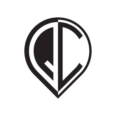 ilk harf PIN logosu siyah