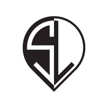 ilk harf PIN logosu siyah