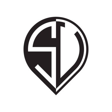 ilk harf PIN logosu siyah