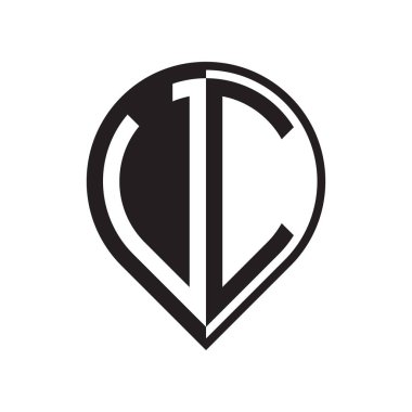 ilk harf PIN logosu siyah