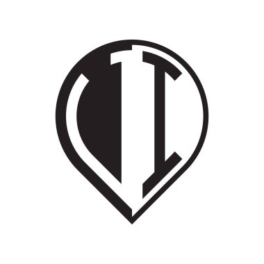 ilk harf PIN logosu siyah