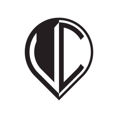 ilk harf PIN logosu siyah