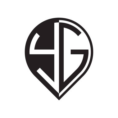 ilk harf PIN logosu siyah